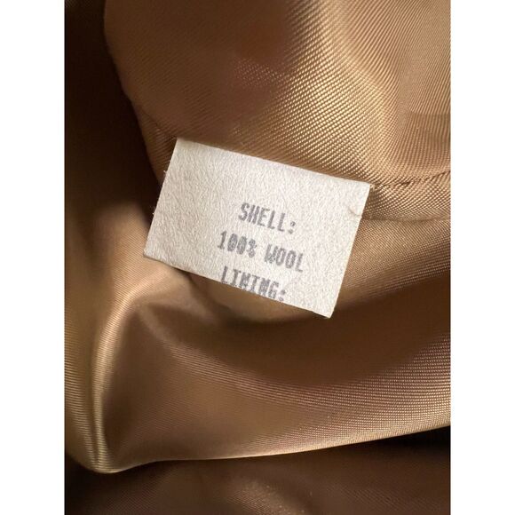 Donny Brooks 100% wool belted double-breasted coat. Size 8. - Picture 10 of 10